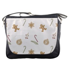 Hand-drawn-christmas-pattern Messenger Bag