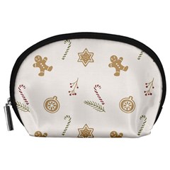 Hand-drawn-christmas-pattern Accessory Pouch (large) by nate14shop