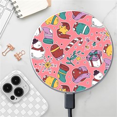 Hand-drawn-christmas-pattern-design Wireless Charger by nate14shop