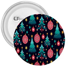 Hand-drawn-flat-christmas-pattern 3  Buttons