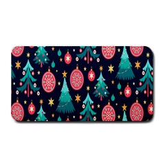 Hand-drawn-flat-christmas-pattern Medium Bar Mats