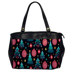 Hand-drawn-flat-christmas-pattern Oversize Office Handbag by nate14shop