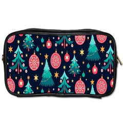 Hand-drawn-flat-christmas-pattern Toiletries Bag (two Sides) by nate14shop