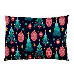 Hand-drawn-flat-christmas-pattern Pillow Case (two Sides)