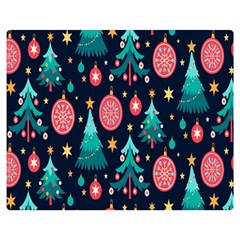 Hand-drawn-flat-christmas-pattern Double Sided Flano Blanket (medium)  by nate14shop