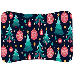 Hand-drawn-flat-christmas-pattern Velour Seat Head Rest Cushion