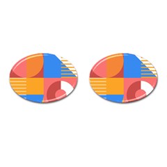 Geometric Series  Cufflinks (oval) by Sobalvarro