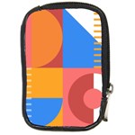 Geometric series  Compact Camera Leather Case Front