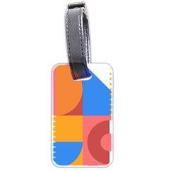 Geometric Series  Luggage Tag (two Sides) by Sobalvarro