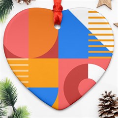 Geometric Series  Ornament (heart) by Sobalvarro