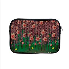 Floral Vines Over Lotus Pond In Meditative Tropical Style Apple Macbook Pro 15  Zipper Case by pepitasart