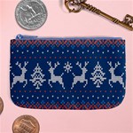 Knitted-christmas-pattern 001 Large Coin Purse Front