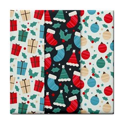 Pack-christmas-patterns Tile Coaster