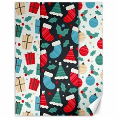 Pack-christmas-patterns Canvas 12  X 16  by nate14shop