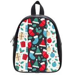 Pack-christmas-patterns School Bag (small) by nate14shop