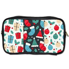 Pack-christmas-patterns Toiletries Bag (two Sides) by nate14shop