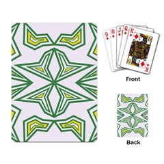 Abstract Pattern Geometric Backgrounds Playing Cards Single Design (rectangle)