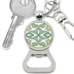 Abstract Pattern Geometric Backgrounds Bottle Opener Key Chain by Eskimos