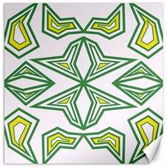 Abstract Pattern Geometric Backgrounds Canvas 16  X 16  by Eskimos