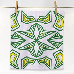 Abstract Pattern Geometric Backgrounds Face Towel by Eskimos