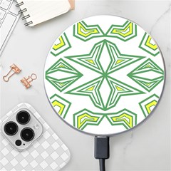 Abstract Pattern Geometric Backgrounds Wireless Charger by Eskimos