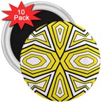 Abstract pattern geometric backgrounds  3  Magnets (10 pack)  Front