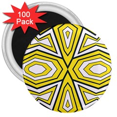 Abstract Pattern Geometric Backgrounds  3  Magnets (100 Pack) by Eskimos