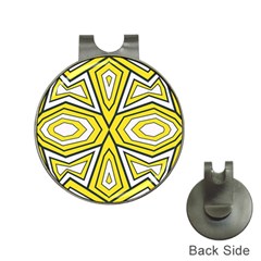 Abstract Pattern Geometric Backgrounds  Hat Clips With Golf Markers by Eskimos