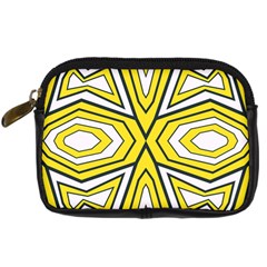 Abstract Pattern Geometric Backgrounds  Digital Camera Leather Case by Eskimos