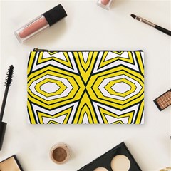 Abstract Pattern Geometric Backgrounds  Cosmetic Bag (medium) by Eskimos