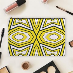 Abstract Pattern Geometric Backgrounds  Cosmetic Bag (large) by Eskimos