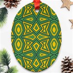 Abstract pattern geometric backgrounds Ornament (Oval) Front