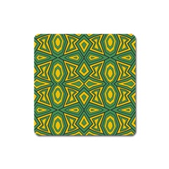 Abstract Pattern Geometric Backgrounds Square Magnet by Eskimos