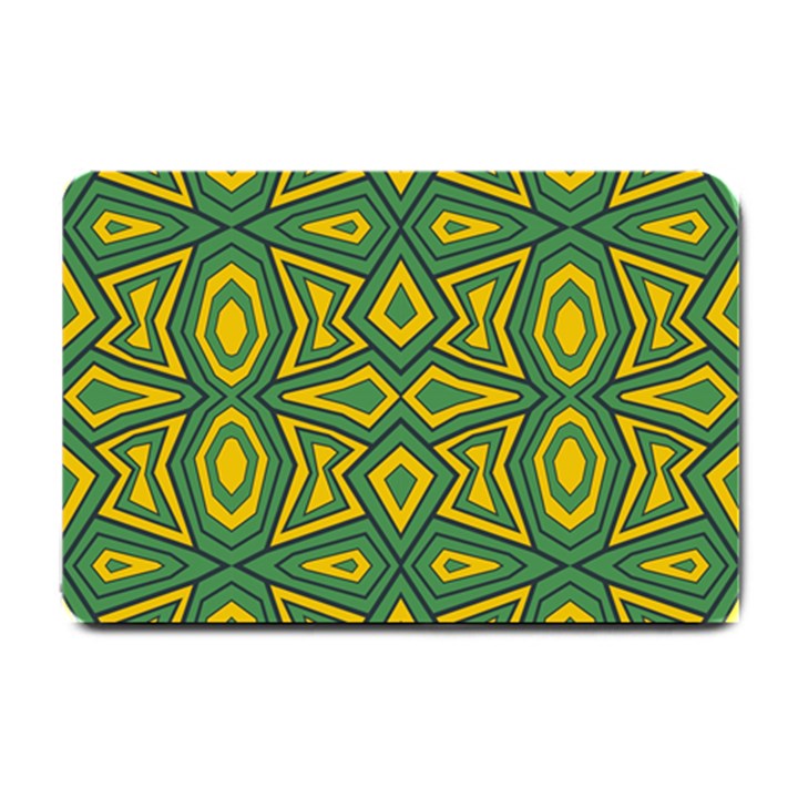 Abstract pattern geometric backgrounds Small Doormat 