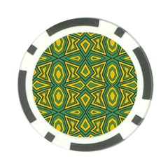 Abstract Pattern Geometric Backgrounds Poker Chip Card Guard (10 Pack) by Eskimos