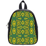 Abstract pattern geometric backgrounds School Bag (Small) Front