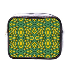 Abstract Pattern Geometric Backgrounds Mini Toiletries Bag (one Side) by Eskimos