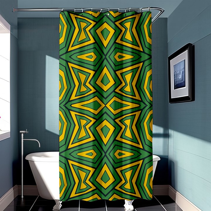 Abstract pattern geometric backgrounds Shower Curtain 36  x 72  (Stall) 