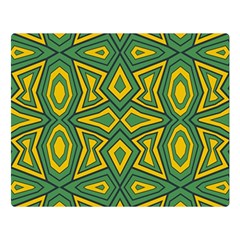 Abstract Pattern Geometric Backgrounds Double Sided Flano Blanket (large)  by Eskimos