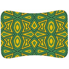 Abstract Pattern Geometric Backgrounds Velour Seat Head Rest Cushion by Eskimos