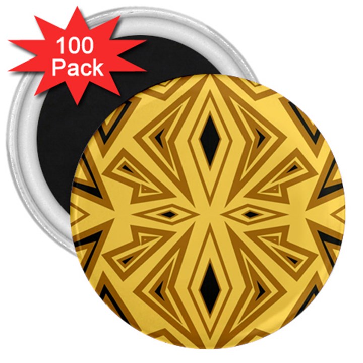 Abstract pattern geometric backgrounds 3  Magnets (100 pack)