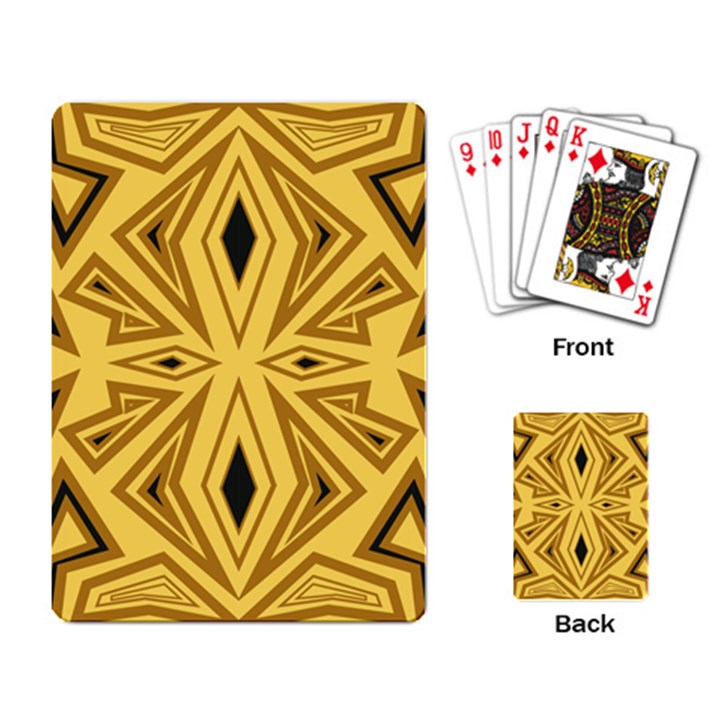 Abstract pattern geometric backgrounds Playing Cards Single Design (Rectangle)