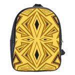 Abstract pattern geometric backgrounds School Bag (Large) Front