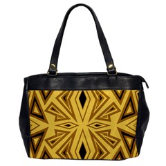 Abstract Pattern Geometric Backgrounds Oversize Office Handbag by Eskimos