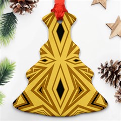 Abstract Pattern Geometric Backgrounds Ornament (christmas Tree) 