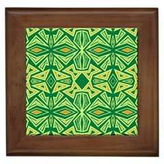 Abstract pattern geometric backgrounds Framed Tile