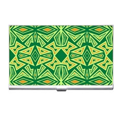 Abstract pattern geometric backgrounds Business Card Holder