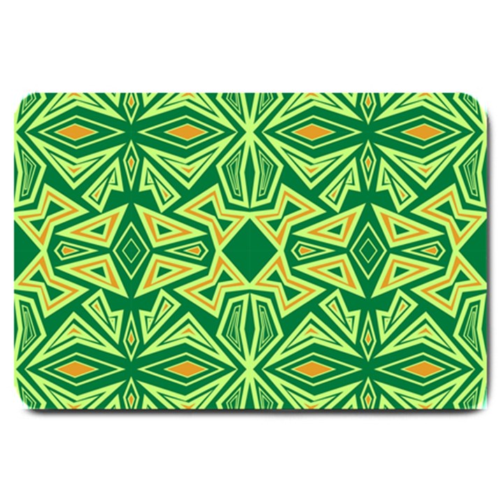 Abstract pattern geometric backgrounds Large Doormat 