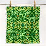 Abstract pattern geometric backgrounds Face Towel Front