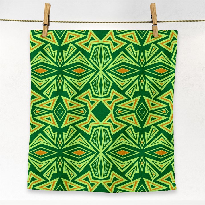 Abstract pattern geometric backgrounds Face Towel